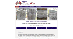 Desktop Screenshot of newjerseycivilwargravestones.org