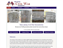 Tablet Screenshot of newjerseycivilwargravestones.org